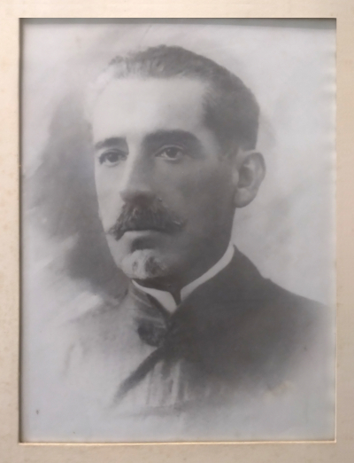 QUADRO de Sebastião Fleury Curado. Pertence ao acervo da Biblioteca da PRGO.