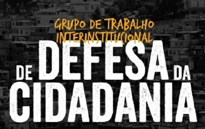 Logomarca do Grupo de Trabalho Interinstitucional de Defesa da Cidadania (Arte: Secom/PGR)