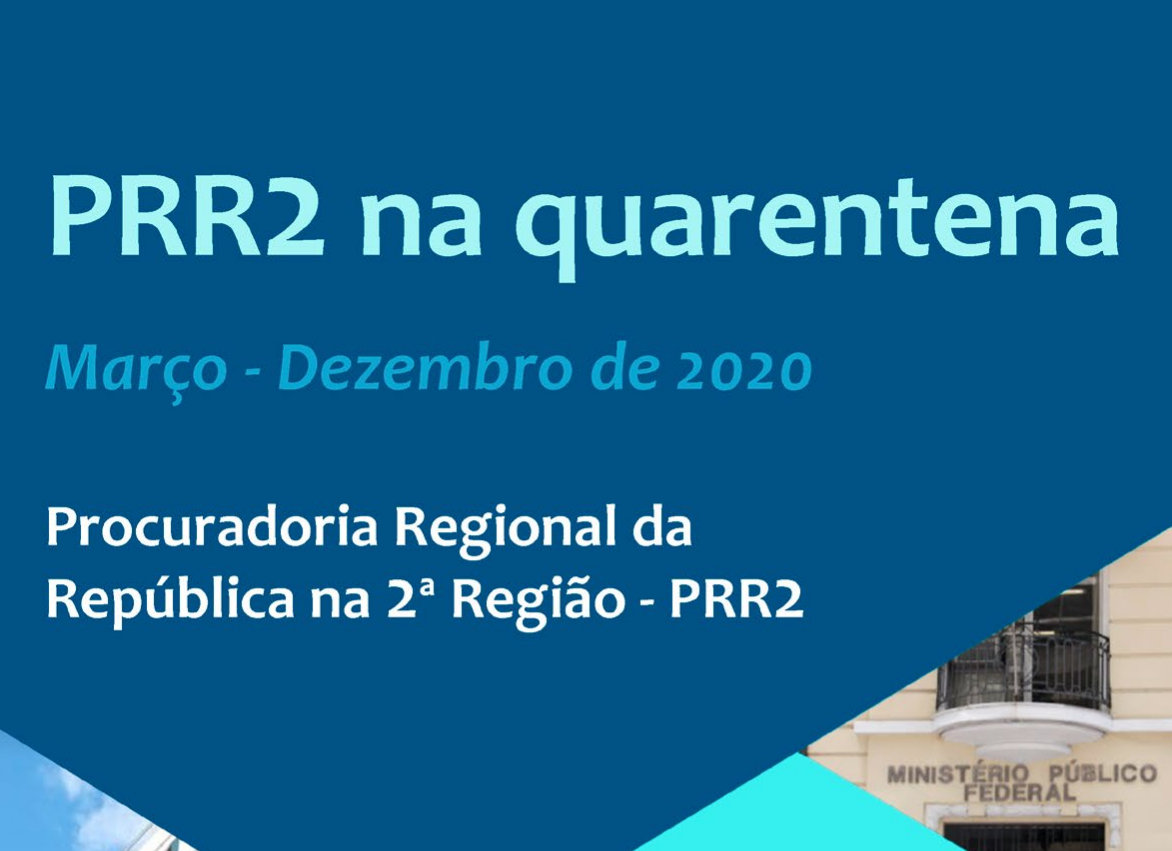 Parte da capa do relatório "PRR2 na quarentena" (Dezembro, 2020)